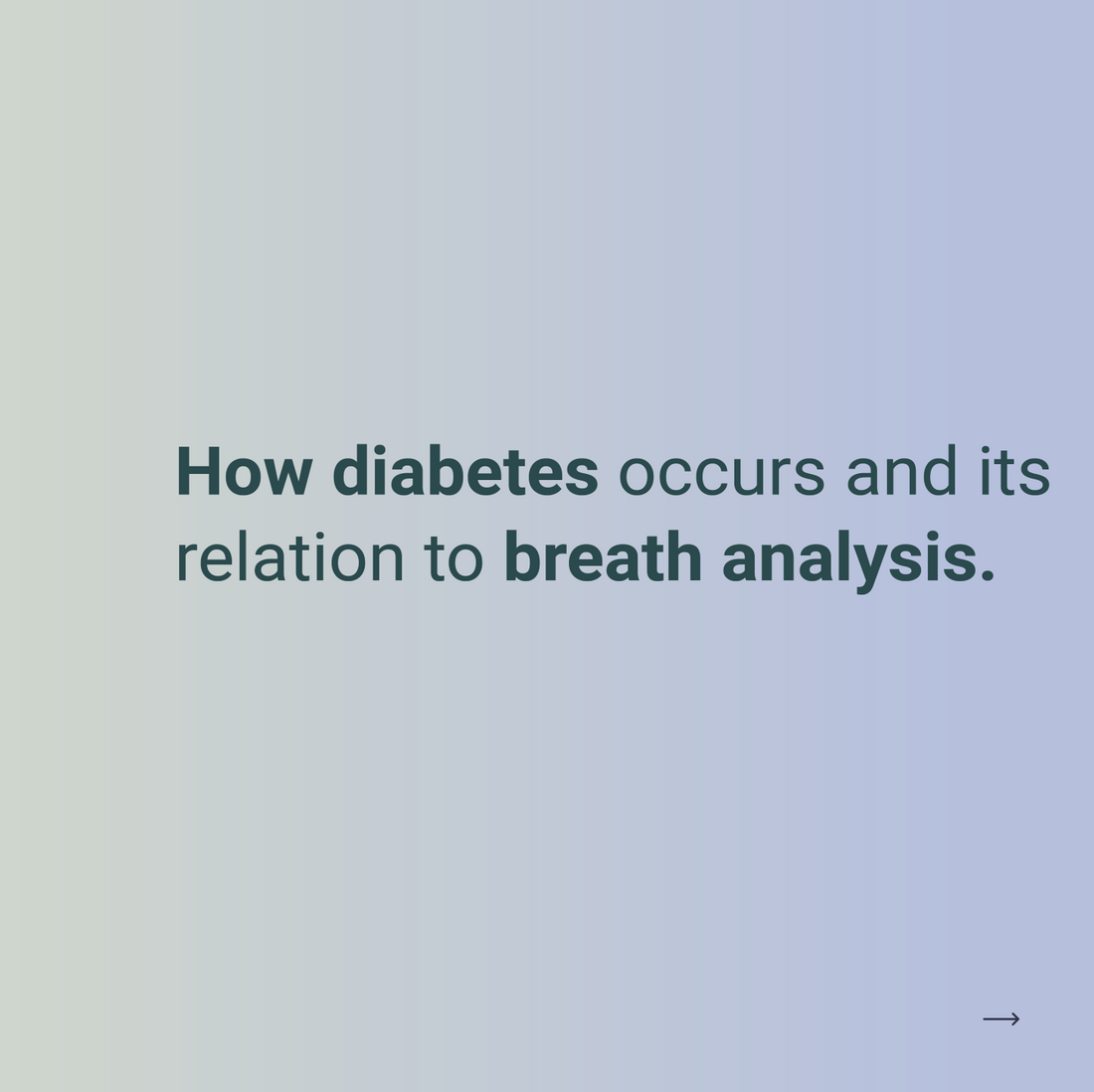 Breath Analysis & Diabetes